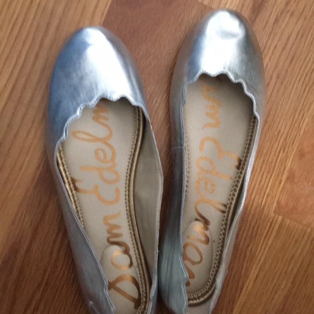 NWOB Silver Sam Edelman flats